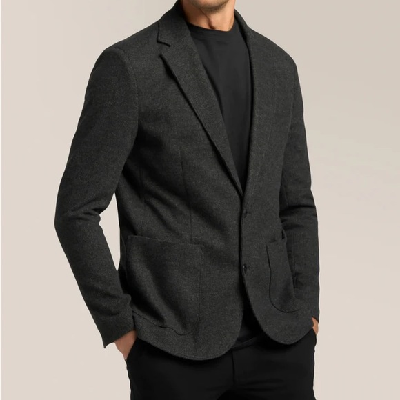 Good Man Brand 100% Cotton Herringbone Blazer - Picture 2 of 13